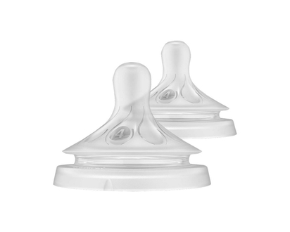 Philips Avent Natural Response Baby Bottle Nipple - Fast Flow - 2 pack