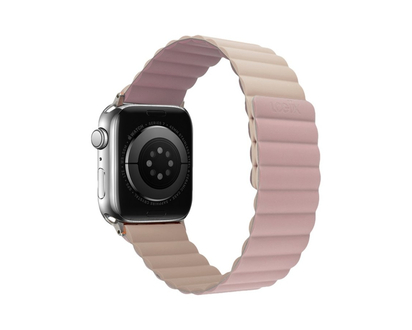 LOGiiX Vibrance Link Strap for Apple Watch - 38/40/41mm - Pink/Stone