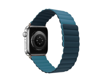 LOGiiX Vibrance Link Strap for Apple Watch - 42/44/45/49mm - Navy/Sea Blue