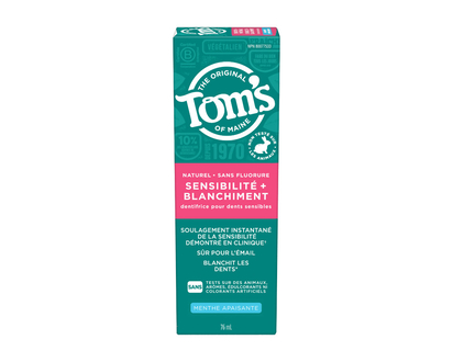 TOM'S PUREACTIV SENS 76ML in White