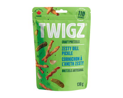 Twigz Pretzels Dill Pickle - 130gram