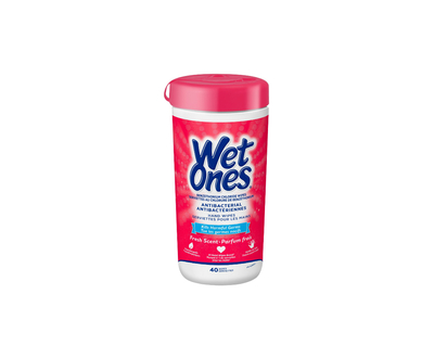 Wet Ones Anti-Bacterial Wipes - 40s