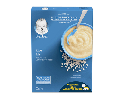 Gerber Baby Cereal with Milk - Rice - 227g