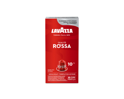 Lavazza Qualita Rossa Ground Coffee - Medium Roast - 10s