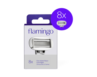 Flamingo Refillable Razor Cartridges - 8s