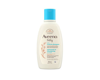 Aveeno Baby Wash and Shampoo - Lightly Scented - 236ml