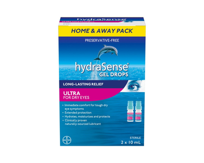 HydraSense Ultra Eye Drops For Dry Eyes - 2 x 10mL