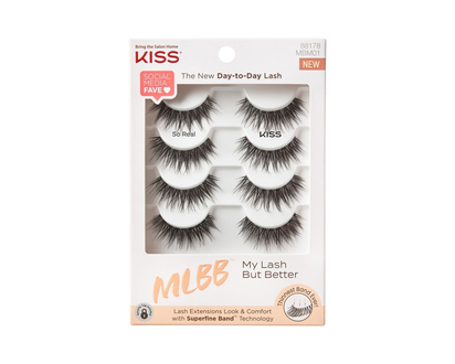 KISS My Lash But Better So Real Day-to-Day Lashes - 4 pairs