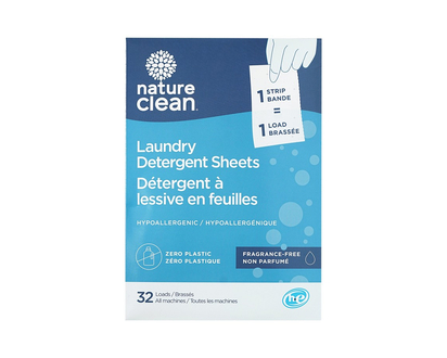 Nature Clean Laundry Detergent Sheets - Fragrance Free - 32's