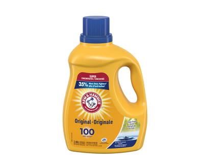Arm and Hammer Liquid Laundry Detergent Clean Fresh - Original - 2.96L