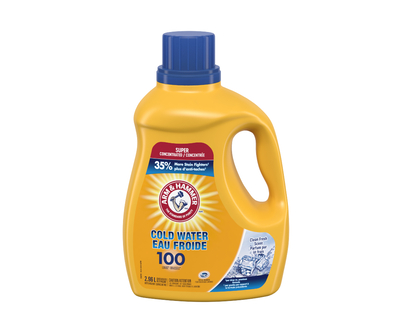 Arm and Hammer Liquid Laundry Detergent Clean Fresh - Cold Water - 2.96L
