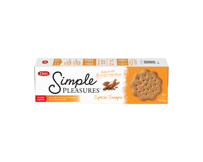 Dare Simple Pleasure Cookies - Spice Snaps - 310g