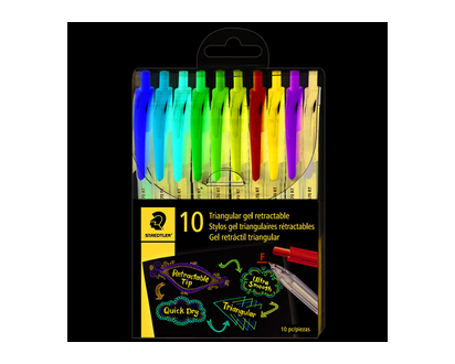 Staedtler Retractable Pens - 10 pack