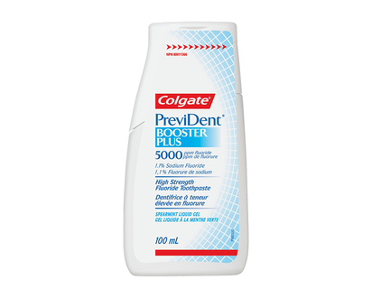 Colgate PreviDent Booster Plus High Strength Fluoride Toothpaste Spearmint Liquid Gel - 100ml