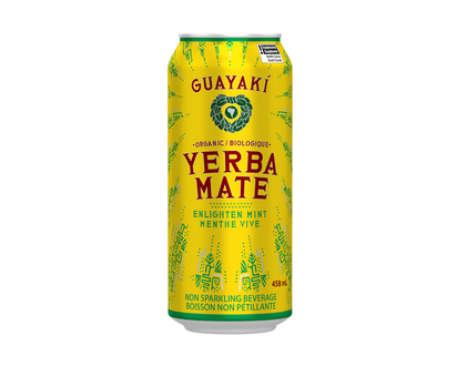 Guayaki Organic Yerba Mate Energy Drink - Enlighten Mint - 458ml