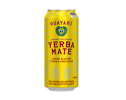 Guayaki Organic Yerba Mate Energy Drink - Lemon Elation - 458ml