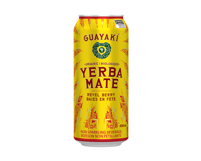 Guayaki Organic Yerba Mate Energy Drink - Revel Berry - 458ml