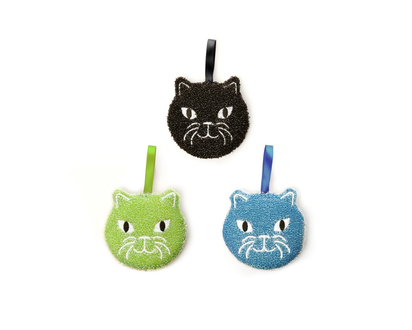 Kikkerland Scratch Free Kitty Scrub Sponges - 3 pack