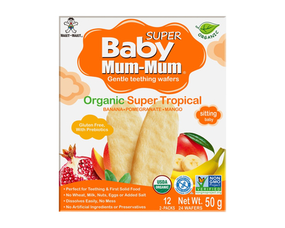 Baby Mum-Mum Rice Rusks - Organic Super Tropical - 50g