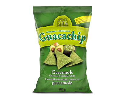 El Sabroso Original Guacachip Tortilla Chips - Guacamole - 284g