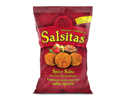 El Sabroso Original Salsitas Tortilla Rounds - Spicy Salsa - 284g