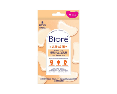 Biore Multi Action Blemish & Oil Absorbing Patches - 6's