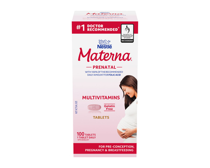 Nestle Materna Prenatal Postpartum Vitamin and Mineral Supplement - 100s