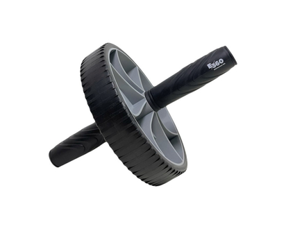 E360 Ab Roller Wheel Abdominal Exercise Workout and Fitness Wheel - Grey