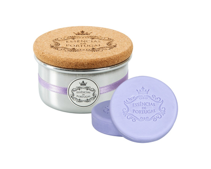 Essencias de Portugal Cork Jewelry Box - Lavender Soaps - 2X50g