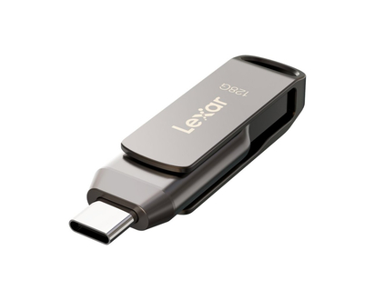 Lexar JumpDrive Dual Drive D400 USB 3.1 Flash Drive - 128GB - LJDD400128G-BNQNU