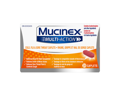 Mucinex Cold and Flu Relief - 20's