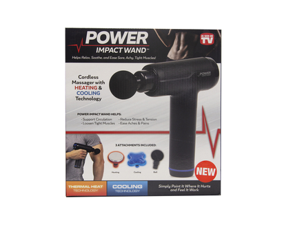 Power Impact Wand Massager - HB-83081-WV