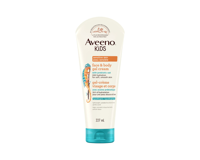 Aveeno Kids Face & Body Gel Cream - 227ml