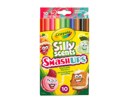 Crayola Silly Scent Smash UP Fine Line Markers - 10pce