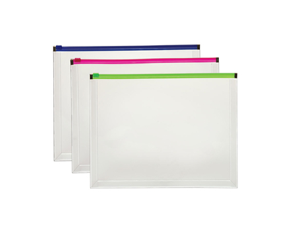 Globe-Weis Zip Envelopes - Letter Size