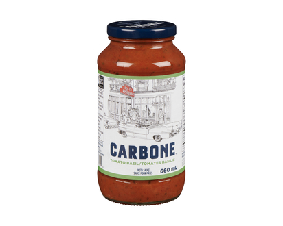 Carbone Pasta Sauce - Tomato Basil - 660ml