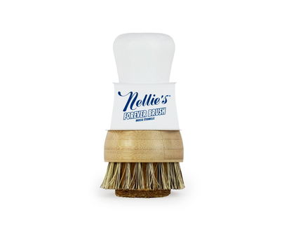 Nellie's Forever Dish Brush with Replacement Head - White