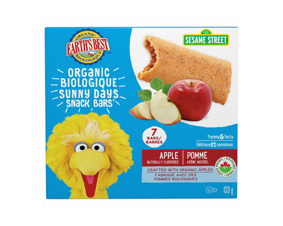 Earth's Best Organic Sunny Day Snack Bars - Apple - 133g