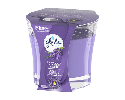 GLADE CANDLE 1WICK LAV/ALOE