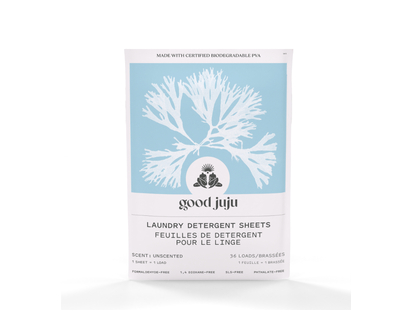 Good Juju Laundry Detergent Sheets - Unscented - 36 Sheets