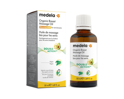 Medela Double Action Organic Breast Massage Oil - 50ml