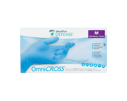 MedPro Defense OmniCROSS Nitrile Gloves - Medium - 100 piece