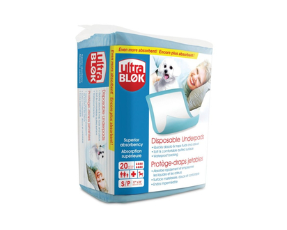 UltraBlok Disposable Underpads - 20's