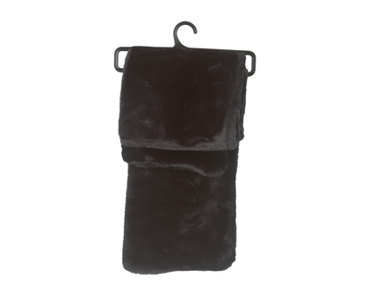 Di Firenze Faux Fur Scarf - Black