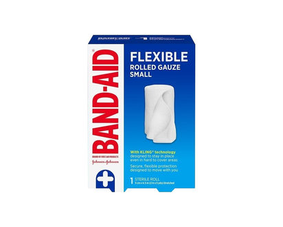 BAND-AID Flexible Rolled Gauze - Small - 5 cm x 4.5 m