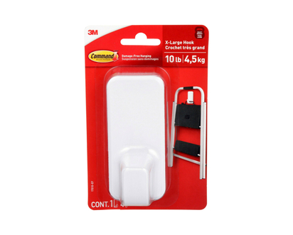 Command Self-Adhesive Hook - Extra Large - White - Single