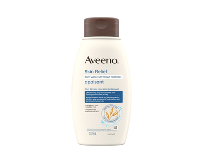 Aveeno Active Naturals Skin Relief Body Wash - Fragrance Free - 532ml