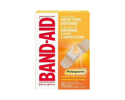 BAND-AID Infection Defense Bandages - 20's