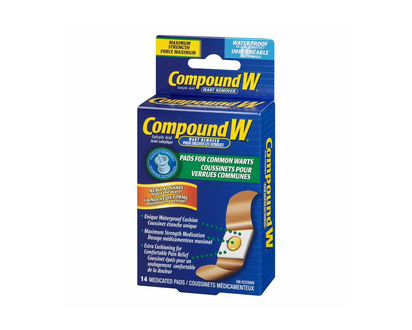 Compound W Adult Wart Remover Pads - 14s