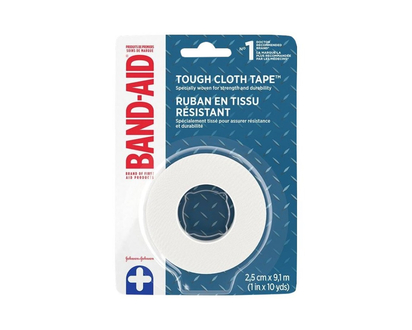 BAND-AID Tough Cloth Tape - 2.5 cm x 9.1 m